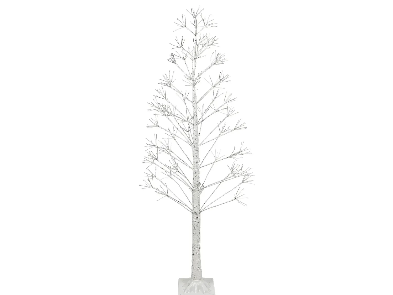 New Beliani Decorazione per esterni LED ALBIONI Albero 180 cm Bianco