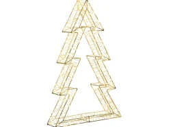 Sale Beliani Decorazione per esterni LED AKERAN Albero di Natale 60 cm Argento