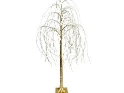 Beliani Decorazione per esterni LED BALIONI Albero 180 cm Oro