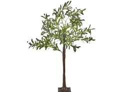 Sale Beliani Decorazione per esterni LED CELIONI Albero Verde Marrone Verde Nero