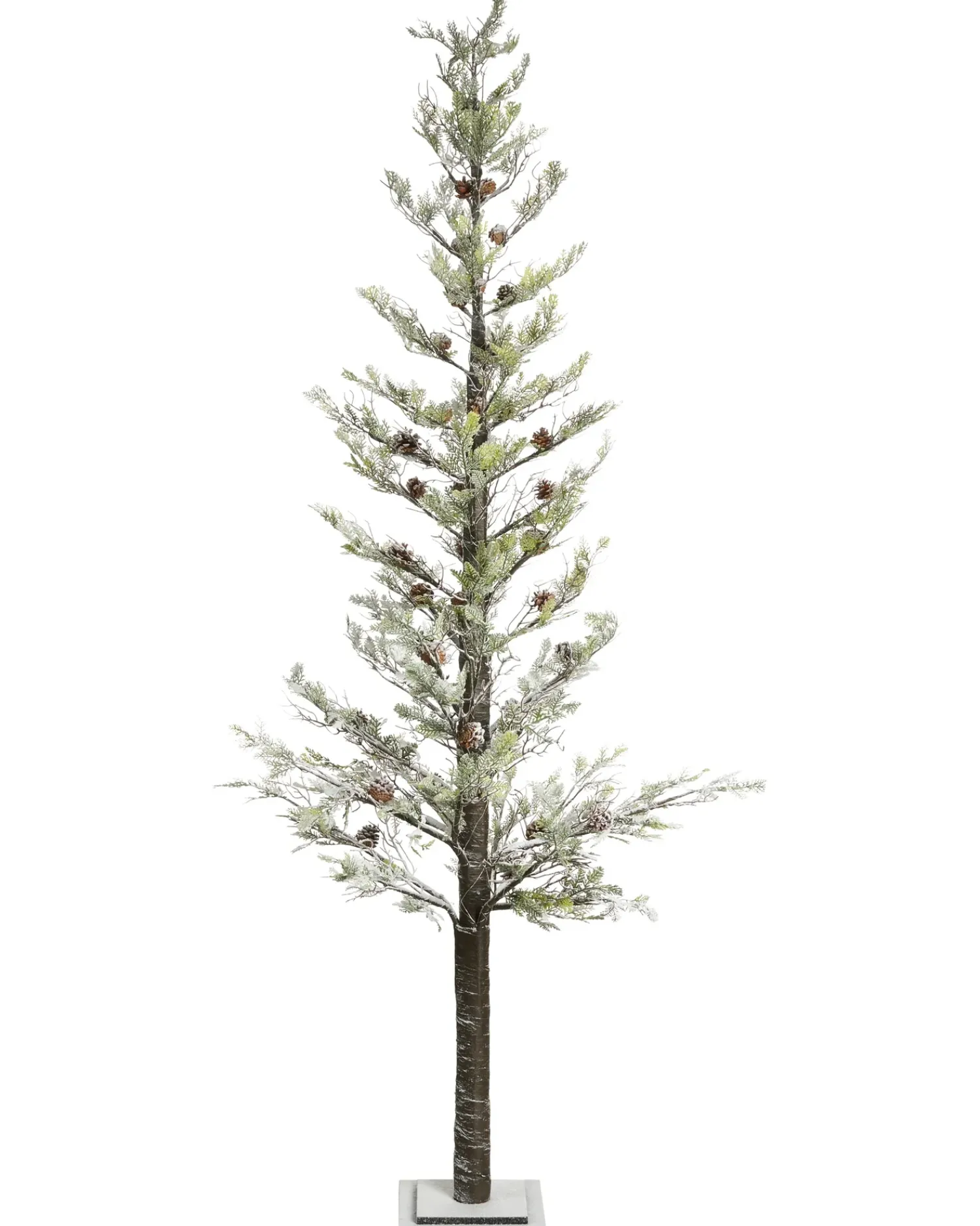 Beliani Decorazione per esterni LED GRENIVIK Albero di Natale 245 cm Bianco