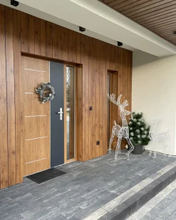 Sale Beliani Decorazione per esterni LED HAFNIR Capriolo 92 cm Argento
