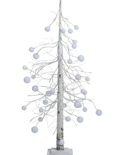 Clearance Beliani Decorazione per esterni LED HOLAR Albero di Natale 122 cm Bianco