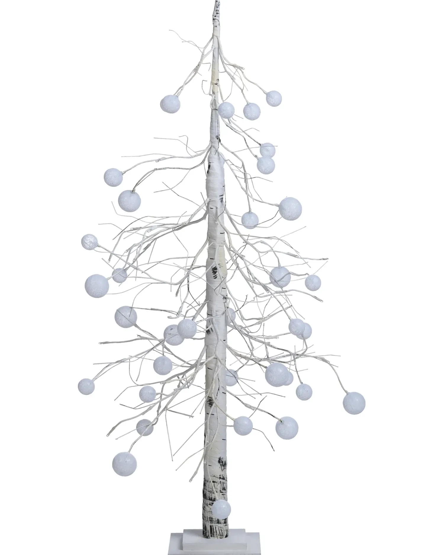 Clearance Beliani Decorazione per esterni LED HOLAR Albero di Natale 122 cm Bianco