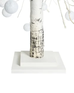 Clearance Beliani Decorazione per esterni LED HOLAR Albero di Natale 122 cm Bianco