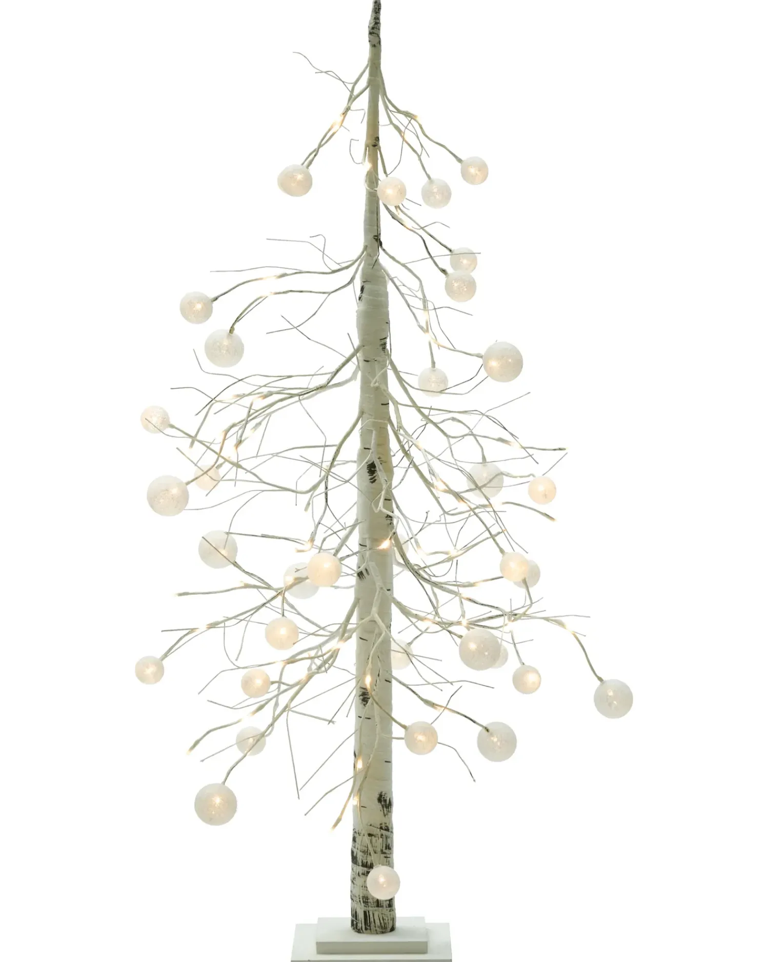 Clearance Beliani Decorazione per esterni LED HOLAR Albero di Natale 122 cm Bianco
