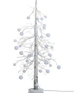 Clearance Beliani Decorazione per esterni LED HOLAR Albero di Natale 122 cm Bianco