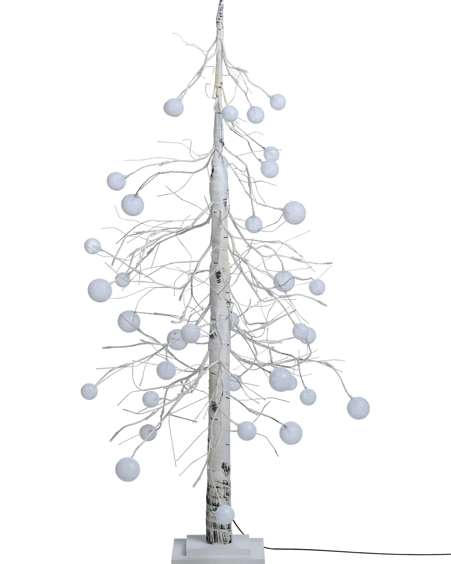 Clearance Beliani Decorazione per esterni LED HOLAR Albero di Natale 122 cm Bianco