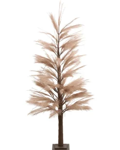 Best Beliani Decorazione per esterni LED HAUGANES Albero di Natale 190 cm Beige