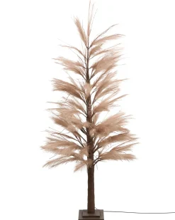 Best Beliani Decorazione per esterni LED HAUGANES Albero di Natale 190 cm Beige