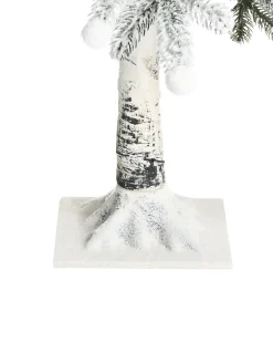 Sale Beliani Decorazione per esterni LED HASSLAN Albero di Natale 125 cm Bianco Bianco Verde