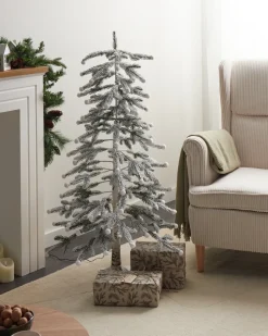 Sale Beliani Decorazione per esterni LED HASSLAN Albero di Natale 125 cm Bianco Bianco Verde