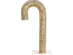Hot Beliani Decorazione per esterni LED HOLMAVIK Bastoncino di zucchero 74 cm Oro