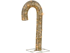 Hot Beliani Decorazione per esterni LED HOLMAVIK Bastoncino di zucchero 74 cm Oro