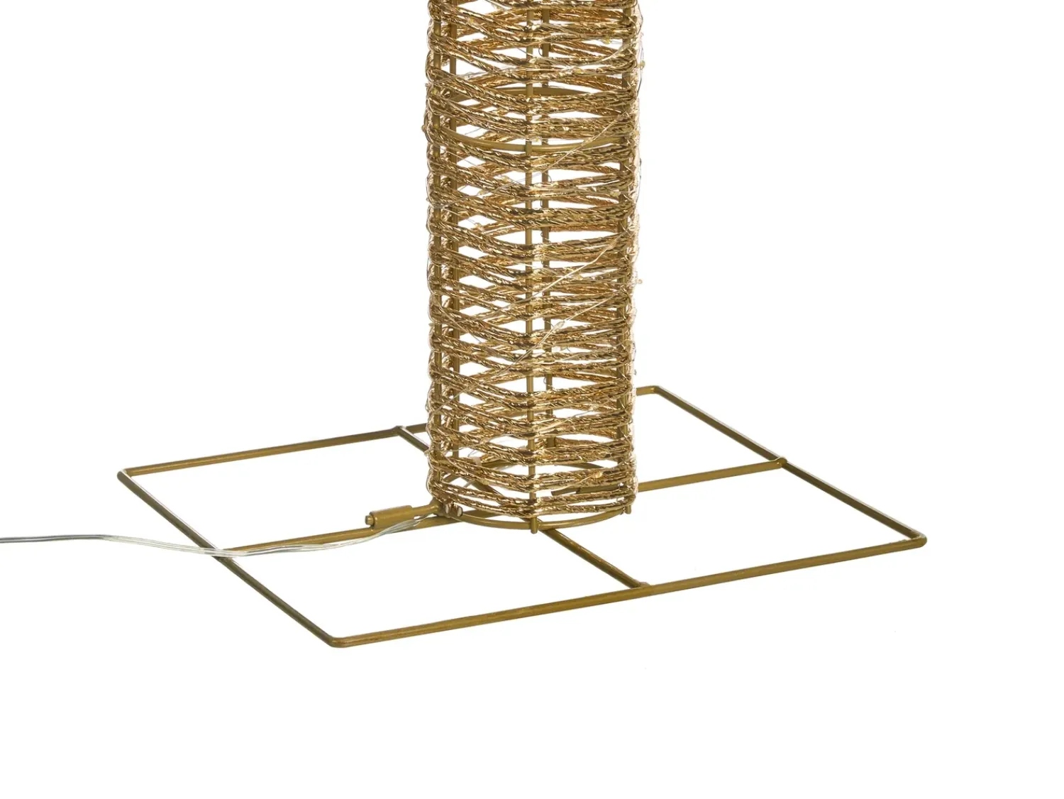 Hot Beliani Decorazione per esterni LED HOLMAVIK Bastoncino di zucchero 74 cm Oro