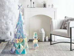 Clearance Beliani Decorazione per esterni LED ICELAND Albero di Natale 120 cm Multicolore