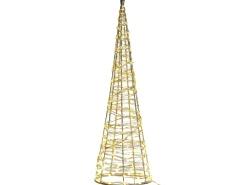 Beliani Decorazione per esterni LED KOTALA Albero di Natale 57 cm Argento