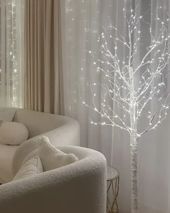 Best Beliani Decorazione per esterni LED LAPPI Albero di Natale Bianco