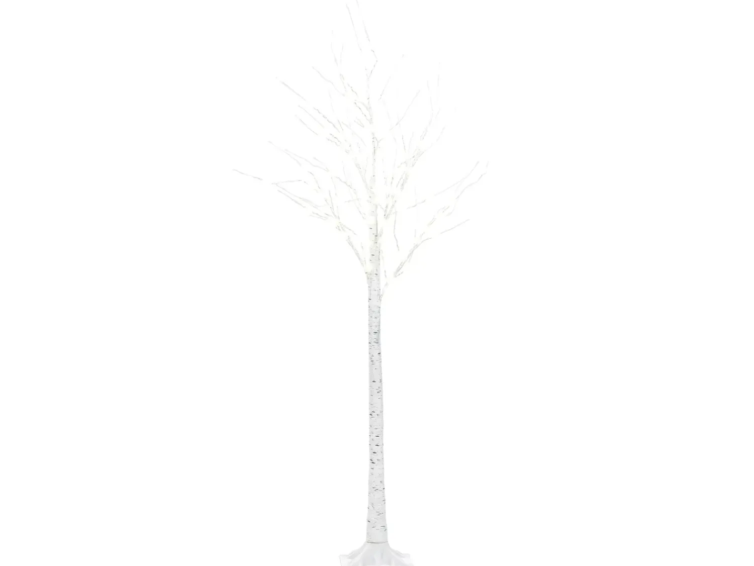 Best Beliani Decorazione per esterni LED LAPPI Albero di Natale Bianco