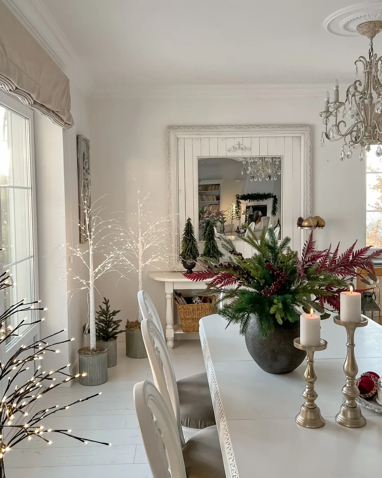 Best Beliani Decorazione per esterni LED LAPPI Albero di Natale Bianco