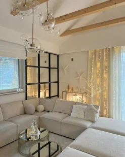 Best Beliani Decorazione per esterni LED LAPPI Albero di Natale Bianco