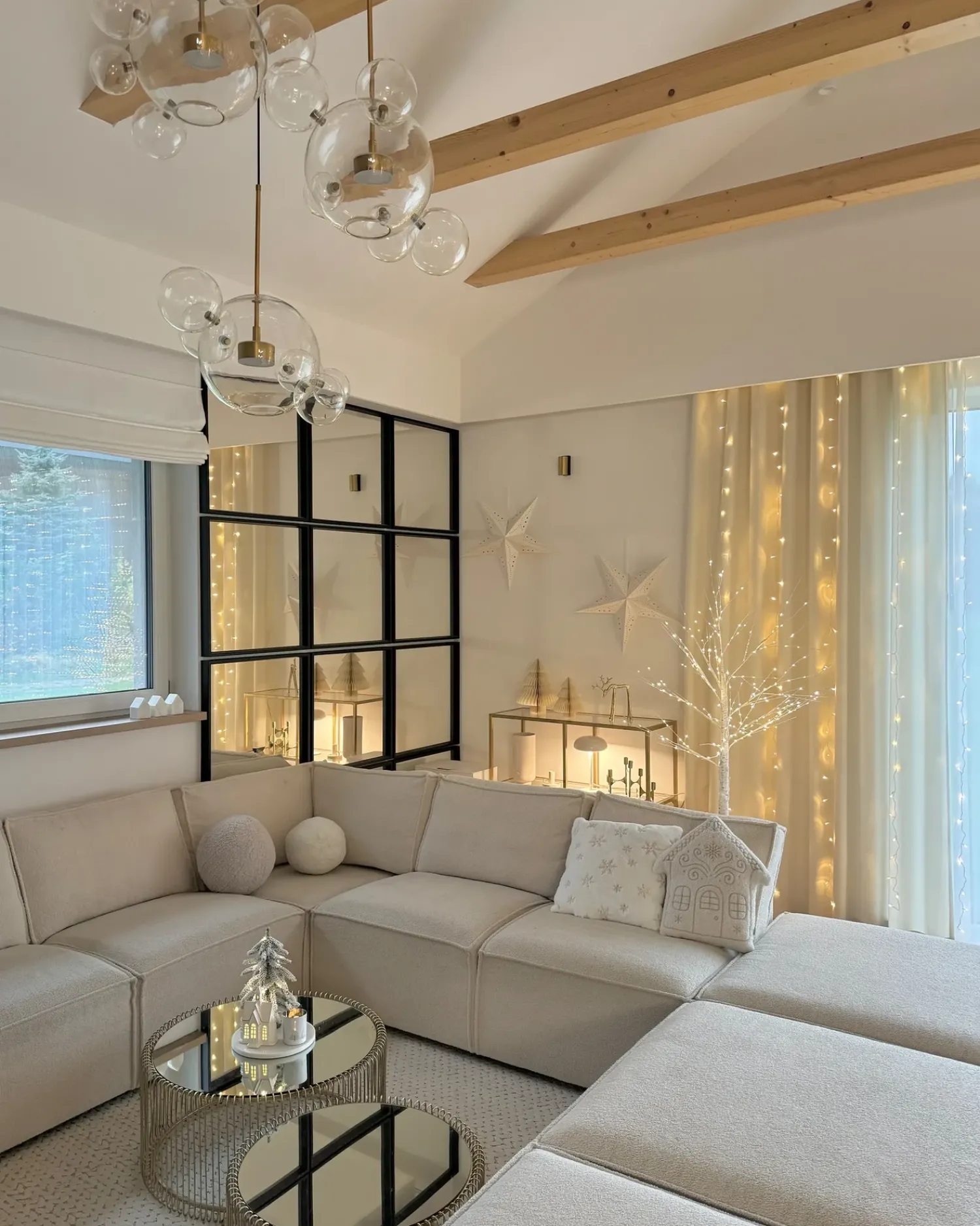 Best Beliani Decorazione per esterni LED LAPPI Albero di Natale Bianco