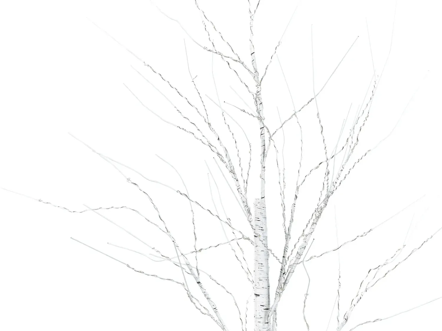 Best Beliani Decorazione per esterni LED LAPPI Albero di Natale Bianco