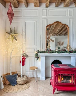 Best Beliani Decorazione per esterni LED LAPPI Albero di Natale Bianco