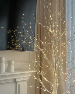 Best Beliani Decorazione per esterni LED LAPPI Albero di Natale Bianco