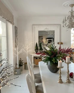 Best Beliani Decorazione per esterni LED LAPPI Albero di Natale Bianco