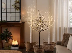 Best Beliani Decorazione per esterni LED LAPPI Albero di Natale Bianco