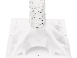 Best Beliani Decorazione per esterni LED LAPPI Albero di Natale Bianco