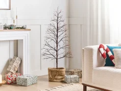 Best Beliani Decorazione per esterni LED LONKARI Albero 150 cm Marrone