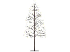 Best Beliani Decorazione per esterni LED LONKARI Albero 150 cm Marrone
