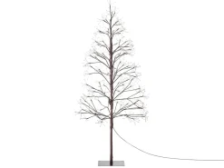 Best Beliani Decorazione per esterni LED LONKARI Albero 150 cm Marrone