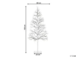 Best Beliani Decorazione per esterni LED LONKARI Albero 150 cm Marrone