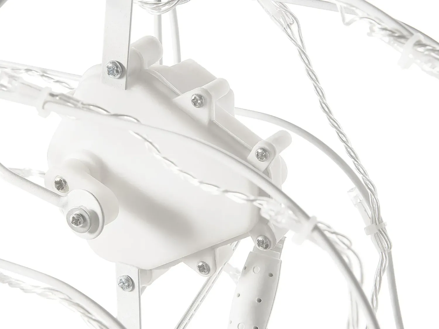 Hot Beliani Decorazione per esterni LED MIKKELI Renna animata 76/47/52 cm Bianco