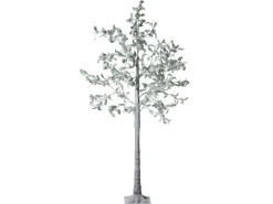 Outlet Beliani Decorazione per esterni LED MELAKKO Albero 150 cm Verde Bianco Verde