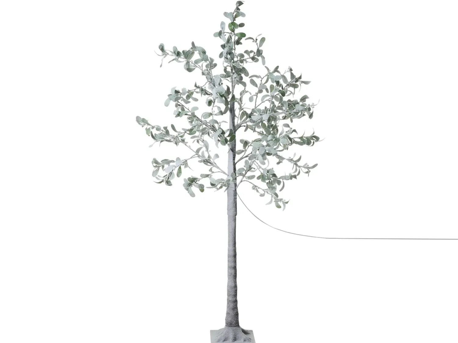 Outlet Beliani Decorazione per esterni LED MELAKKO Albero 150 cm Verde Bianco Verde