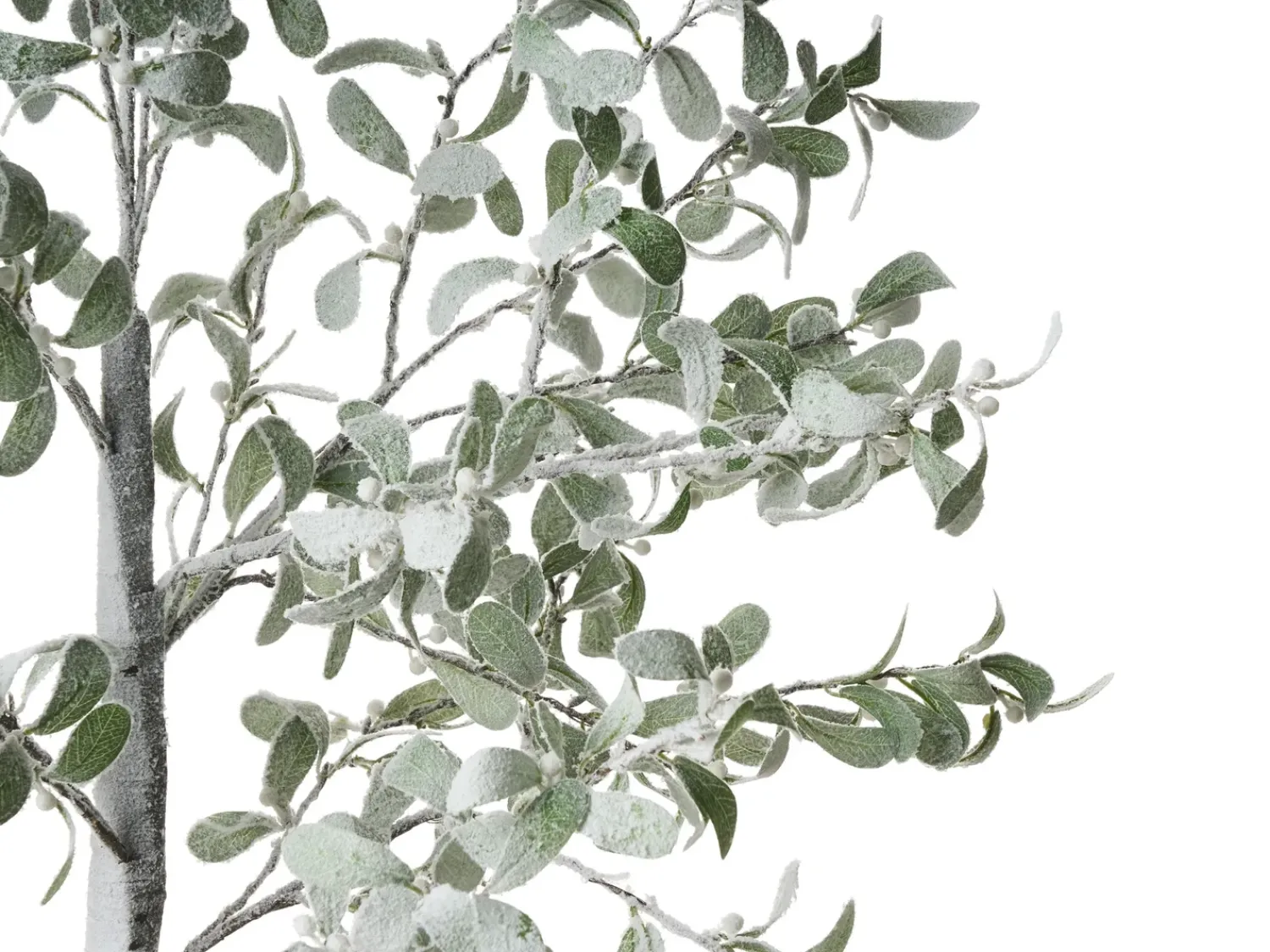 Outlet Beliani Decorazione per esterni LED MELAKKO Albero 150 cm Verde Bianco Verde