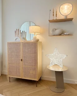 Best Beliani Decorazione per esterni LED MADUM Stella 50 cm Argento