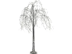 Clearance Beliani Decorazione per esterni LED NILLAKA Albero 145 cm Argento