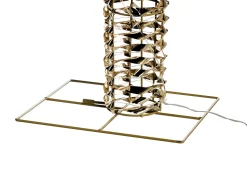 Hot Beliani Decorazione per esterni LED NORRESO Bastoncino di zucchero 74 cm Oro