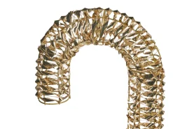 Hot Beliani Decorazione per esterni LED NORRESO Bastoncino di zucchero 74 cm Oro
