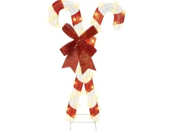 Online Beliani Decorazione per esterni LED OLASVIK 90 cm Bianco Rosso