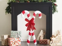 Online Beliani Decorazione per esterni LED OLASVIK 90 cm Bianco Rosso