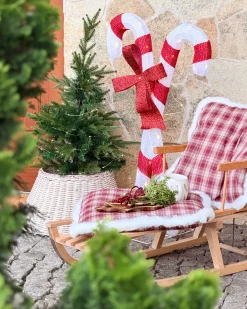 Online Beliani Decorazione per esterni LED OLASVIK 90 cm Bianco Rosso