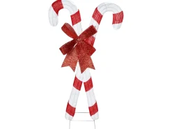 Online Beliani Decorazione per esterni LED OLASVIK 90 cm Bianco Rosso