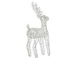 Hot Beliani Decorazione per esterni LED OLDENOR Renna 70 cm Argento