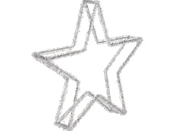 Online Beliani Decorazione per esterni LED SIMO Stella 31 cm Bianco